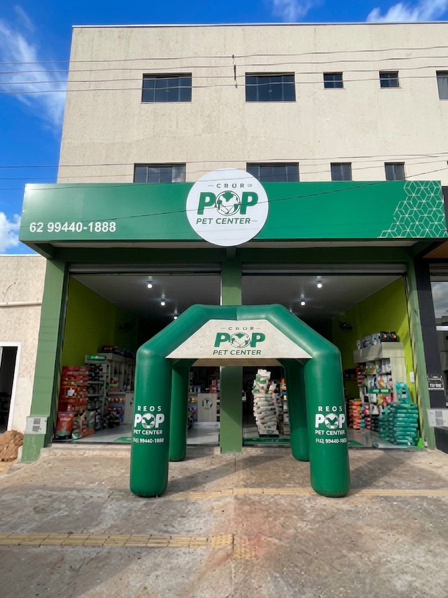 pet shop novo mundo goiania — fachada da RedePop Novo Mundo